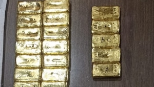 Follow-up searches were conducted and the receiver of the gold was also apprehended, he said, adding that incriminating documents and other evidence have been recovered.(ANI/Twitter) Follow-up searches were conducted and the receiver of the gold was also apprehended, he said, adding that incriminating documents and other evidence have been recovered.(ANI/Twitter)