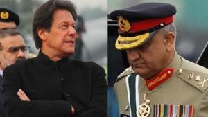 Pakistan Prime Minister Imran Khan and Army chief Qamar Javed Bajwa.(Agencies) Pakistan Prime Minister Imran Khan and Army chief Qamar Javed Bajwa.(Agencies)