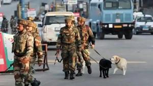 On November 20, Prime Minister Narendra Modi said security forces in Jammu and Kashmir had foiled a plan by JeM to “wreak major havoc and destruction” by killing four members of the group and seizing a large cache of weapons and explosives. (Image used for representation).(HT PHOTO.) On November 20, Prime Minister Narendra Modi said security forces in Jammu and Kashmir had foiled a plan by JeM to “wreak major havoc and destruction” by killing four members of the group and seizing a large cache of weapons and explosives. (Image used for representation).(HT PHOTO.)