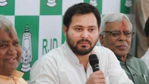 RJD leader Tejashwi Yadav targeted the ruling NDA government in Bihar on Monday.(Parwaz Khan /HT File Photo) RJD leader Tejashwi Yadav targeted the ruling NDA government in Bihar on Monday.(Parwaz Khan /HT File Photo)