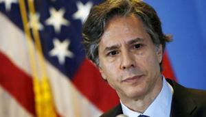 A file photo of Antony Blinken listening to journalists' questions during a news conference in 2015.(REUTERS) A file photo of Antony Blinken listening to journalists' questions during a news conference in 2015.(REUTERS)