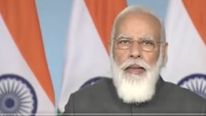 Prime Minister Narendra Modi on Monday inaugurated 76 multi-storeyed flats for Members of Parliament, through video conferencing(Twitter) Prime Minister Narendra Modi on Monday inaugurated 76 multi-storeyed flats for Members of Parliament, through video conferencing(Twitter)