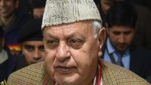 PAGD President Farooq Abdullah.(HT PHOTO) PAGD President Farooq Abdullah.(HT PHOTO)