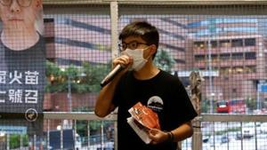 Pro-democracy activist Joshua Wong .(Reuters) Pro-democracy activist Joshua Wong .(Reuters)
