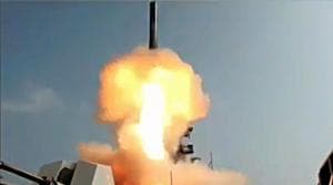 A test-fire of BrahMos missile. (ANI File Photo)(ANI) A test-fire of BrahMos missile. (ANI File Photo)(ANI)