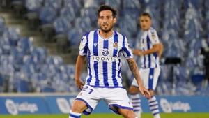 Soccer Football - La Liga Santander - Real Sociedad v Real Madrid - Reale Arena, San Sebastian, Spain - September 20, 2020. Real Sociedad's David Silva in action.(REUTERS) Soccer Football - La Liga Santander - Real Sociedad v Real Madrid - Reale Arena, San Sebastian, Spain - September 20, 2020. Real Sociedad's David Silva in action.(REUTERS)