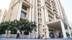 The Enforcement Directorate (ED) on Tuesday morning carried out searches at premises linked to Thane-based Shiv Sena legislator Pratap Sarnaik.(PTI) The Enforcement Directorate (ED) on Tuesday morning carried out searches at premises linked to Thane-based Shiv Sena legislator Pratap Sarnaik.(PTI)