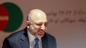 Afghanistan's Foreign Minister reacts prior to the plenary session of the 2020 Afghanistan Donor Conference.(AFP) Afghanistan's Foreign Minister reacts prior to the plenary session of the 2020 Afghanistan Donor Conference.(AFP)