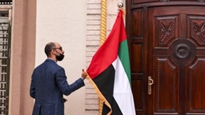 The document said applications for new employment and visit visas had been suspended for nationals - those outside the UAE - of 13 mostly Muslim-majority countries, including Iran, Syria, Afghanistan and Pakistan.(AP) The document said applications for new employment and visit visas had been suspended for nationals - those outside the UAE - of 13 mostly Muslim-majority countries, including Iran, Syria, Afghanistan and Pakistan.(AP)