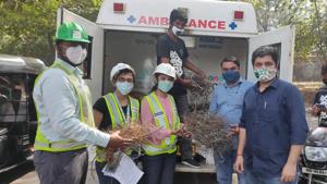 The survey was undertaken with experts, engineers, forest officials, and using necessary equipment including a man lift machine (aerial work platform) to ensure birds are not harmed during the tree transplantation process, and majority of nests which were vacant carefully removed as per wildlife laws.(Sourced: RAWW)) The survey was undertaken with experts, engineers, forest officials, and using necessary equipment including a man lift machine (aerial work platform) to ensure birds are not harmed during the tree transplantation process, and majority of nests which were vacant carefully removed as per wildlife laws.(Sourced: RAWW))