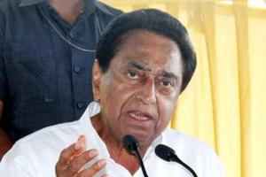 State Congress president and former chief minister Kamal Nath also hit out at the government.(ANI Photo) State Congress president and former chief minister Kamal Nath also hit out at the government.(ANI Photo)