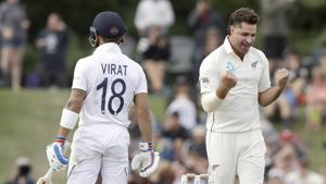 New Zealand's Colin de Grandhomme has been ruled out of the Test series against West Indies(AP) New Zealand's Colin de Grandhomme has been ruled out of the Test series against West Indies(AP)