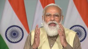 Prime Minister Narendra Modi speaks during the centennial foundation day of the University of Lucknow, via video conferencing, in New Delhi, Wednesday.(PTI) Prime Minister Narendra Modi speaks during the centennial foundation day of the University of Lucknow, via video conferencing, in New Delhi, Wednesday.(PTI)