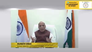 Defence minister Rajnath Singh said India is not a soft target anymore and this has been made possible due to efforts taken by the BJP-led government at the Centre. He was speaking during the 18th edition of the Hindustan Times Leadership Summit.(HT Photo) Defence minister Rajnath Singh said India is not a soft target anymore and this has been made possible due to efforts taken by the BJP-led government at the Centre. He was speaking during the 18th edition of the Hindustan Times Leadership Summit.(HT Photo)