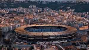 Photo of Napoli stadium(Twitter) Photo of Napoli stadium(Twitter)