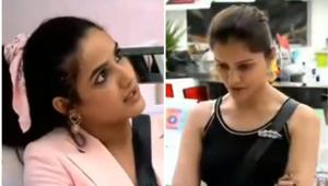Bigg Boss 14 promo: Rubina Dilaik had a fallout with Jasmin Bhasin. Bigg Boss 14 promo: Rubina Dilaik had a fallout with Jasmin Bhasin.