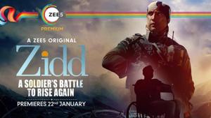 Amit Sadh plays a war hero in Zidd. Amit Sadh plays a war hero in Zidd.