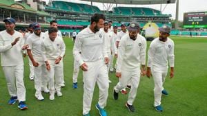 The Indian cricket team after their famous 2-1 win in Australia.(Getty Images) The Indian cricket team after their famous 2-1 win in Australia.(Getty Images)
