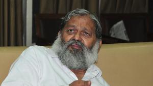 Haryana home minister Anil Vij.(HT Archive) Haryana home minister Anil Vij.(HT Archive)