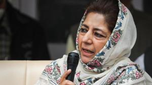 Mehbooba Mufti reacted acerbically. “Godi Gang’s desperation to please their masters without checking facts is evident,” she wrote in a post on Twitter(PTI) Mehbooba Mufti reacted acerbically. “Godi Gang’s desperation to please their masters without checking facts is evident,” she wrote in a post on Twitter(PTI)
