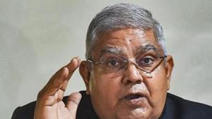 File photo: West Bengal Governor Jagdeep Dhankhar.(PTI) File photo: West Bengal Governor Jagdeep Dhankhar.(PTI)