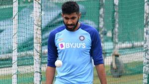 File image of Jasprit Bumrah in the nets.(Getty Images) File image of Jasprit Bumrah in the nets.(Getty Images)