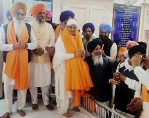 Jagir Kaur being felicitated after she was elected the Shiromani Gurdwara Parbandhak Committee president in Amritsar on Friday. She replaces Gobind Singh Longowal, who remained the SGPC chief for three years.(Sameer Sehgal/HT) Jagir Kaur being felicitated after she was elected the Shiromani Gurdwara Parbandhak Committee president in Amritsar on Friday. She replaces Gobind Singh Longowal, who remained the SGPC chief for three years.(Sameer Sehgal/HT)