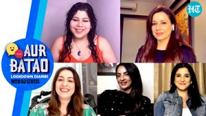 <p>In the latest episode of 'Aur Batao', RJ Stutee speaks to Neelam Kothari Soni, Bhavana Pandey, Maheep Kapoor and Seema Khan on their Netflix release, The Fabulous Lives of Bollywood Wives. Aur Batao is not your regular photoshopped chat show but makes hanging out with celebs a different (and fun) ballgame. Watch the full video for more.</p> <p>In the latest episode of 'Aur Batao', RJ Stutee speaks to Neelam Kothari Soni, Bhavana Pandey, Maheep Kapoor and Seema Khan on their Netflix release, The Fabulous Lives of Bollywood Wives. Aur Batao is not your regular photoshopped chat show but makes hanging out with celebs a different (and fun) ballgame. Watch the full video for more.</p>