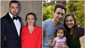 Imran Khan with wife Avantika Malik and their daughter in happier times. Imran Khan with wife Avantika Malik and their daughter in happier times.