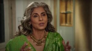 Dimple Kapadia in a still from Tenet. Dimple Kapadia in a still from Tenet.