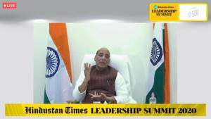Union Defence Minister Rajnath Singh opened the second week of Hindustan Times Leadership Summit 2020 on November 26 on the note that the India’s national security policy was now designed in a way that made another 26/11 attack nearly impossible. Singh lauded the country’s defence forces saying that “our naval and air forces are much better prepared now” and added that there has been a “paradigm shift in India’s naval security.” (HT Photo) Union Defence Minister Rajnath Singh opened the second week of Hindustan Times Leadership Summit 2020 on November 26 on the note that the India’s national security policy was now designed in a way that made another 26/11 attack nearly impossible. Singh lauded the country’s defence forces saying that “our naval and air forces are much better prepared now” and added that there has been a “paradigm shift in India’s naval security.” (HT Photo)