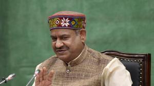 Lok Sabha Speaker Om Birla addresses a press conference in New Delhi.(PTI) Lok Sabha Speaker Om Birla addresses a press conference in New Delhi.(PTI)