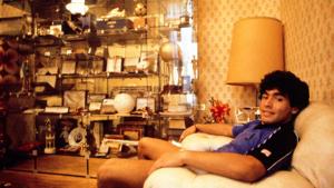 A young Maradona during a photoshoot at his home in Buenos Aires, Argentina, in 1980.(Icon Sport via Getty Images) A young Maradona during a photoshoot at his home in Buenos Aires, Argentina, in 1980.(Icon Sport via Getty Images)