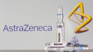 A test tube labelled with the vaccine is seen in front of AstraZeneca logo in this illustration taken on September 9.(Reuters file) A test tube labelled with the vaccine is seen in front of AstraZeneca logo in this illustration taken on September 9.(Reuters file)