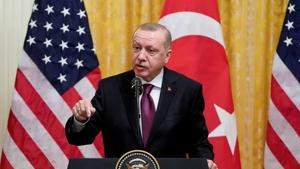 Turkey is at odds with EU members Greece and Cyprus over hydrocarbon exploration in disputed east Mediterranean waters.(REUTERS) Turkey is at odds with EU members Greece and Cyprus over hydrocarbon exploration in disputed east Mediterranean waters.(REUTERS)