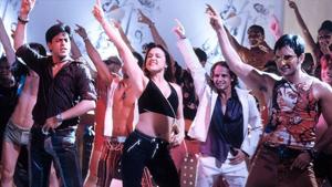 A still from Kal Ho Naa Ho song It’s the Time to Disco. A still from Kal Ho Naa Ho song It’s the Time to Disco.