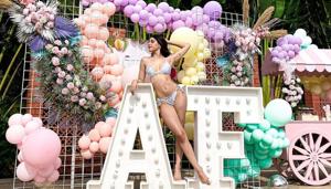 Alaya F has shared a picture from her birthday bash. Alaya F has shared a picture from her birthday bash.