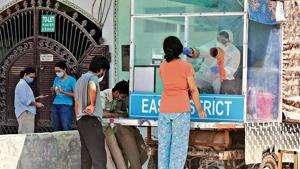 The MHA accused the Delhi administration of not taking steps to enhance testing capacity, particularly for RT-PCR, which remained static at around 20,000 RTPCR tests for a long time.(File photo) The MHA accused the Delhi administration of not taking steps to enhance testing capacity, particularly for RT-PCR, which remained static at around 20,000 RTPCR tests for a long time.(File photo)