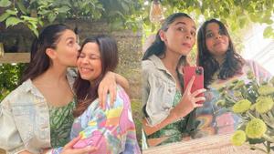 Alia Bhatt and sister Shaheen seem to have had a lot of fun on latter’s birthday on Saturday. Alia Bhatt and sister Shaheen seem to have had a lot of fun on latter’s birthday on Saturday.