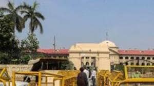 The Allahabad High Court is seen in this file photo. The high court has dismissed a plea filed “in public interest” seeking a direction that the Bhagavad Gita should be a part of the school curriculum.(PTI Photo) The Allahabad High Court is seen in this file photo. The high court has dismissed a plea filed “in public interest” seeking a direction that the Bhagavad Gita should be a part of the school curriculum.(PTI Photo)