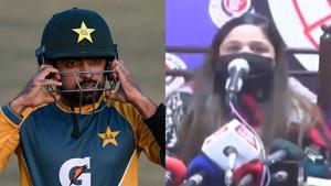Babar Azam has landed in hot waters.(Getty Images/Screengrab) Babar Azam has landed in hot waters.(Getty Images/Screengrab)