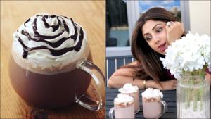 Bye bye Dalgona coffee, say ‘hi’ to this delicious recipe of creamy hot chocolate(Instagram/lucysnowm/theshilpashetty) Bye bye Dalgona coffee, say ‘hi’ to this delicious recipe of creamy hot chocolate(Instagram/lucysnowm/theshilpashetty)