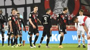 Bayern Munch players after the win.(Reuters) Bayern Munch players after the win.(Reuters)