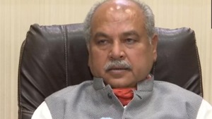 The meeting will be held at 3 PM at Vigyan Bhawan here, the minister said.(ANI/Twitter) The meeting will be held at 3 PM at Vigyan Bhawan here, the minister said.(ANI/Twitter)