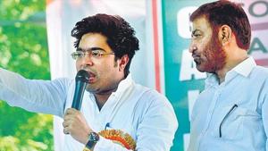 TMC MP Abhishek Banerjee.(HT file) TMC MP Abhishek Banerjee.(HT file)