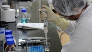 The man has served a legal notice on Pune-based SII, claiming to have suffered a virtual neurological breakdown and impairment of cognitive functions, seeking Rs 5 crore in compensation and a halt to the trial.(REUTERS) The man has served a legal notice on Pune-based SII, claiming to have suffered a virtual neurological breakdown and impairment of cognitive functions, seeking Rs 5 crore in compensation and a halt to the trial.(REUTERS)