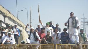 Government authorities said that they have made arrangements for smooth flow of traffic basic facilities for the farmers.(HT Photo) Government authorities said that they have made arrangements for smooth flow of traffic basic facilities for the farmers.(HT Photo)