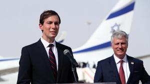 President Donald Trump’s son-in-law and adviser Jared Kushner will travel to Saudi Arabia and Qatar this week as part of negotiations to end a longtime boycott of Qatar(REUTERS) President Donald Trump’s son-in-law and adviser Jared Kushner will travel to Saudi Arabia and Qatar this week as part of negotiations to end a longtime boycott of Qatar(REUTERS)