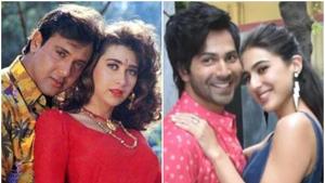 Sara Ali Khan and Varun Dhawan star in the new Coolie No 1. Sara Ali Khan and Varun Dhawan star in the new Coolie No 1.