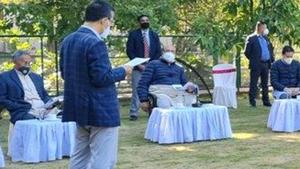The CM emphasised on the need for timely diagnosis and hospitalisation for effective treatment and prevention of the casualties. (Photo @NBirenSingh) The CM emphasised on the need for timely diagnosis and hospitalisation for effective treatment and prevention of the casualties. (Photo @NBirenSingh)